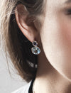 Lana Silver Earrings With Blue Topaz And Iolite