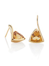 Amore Gold  Earrings with Citrine