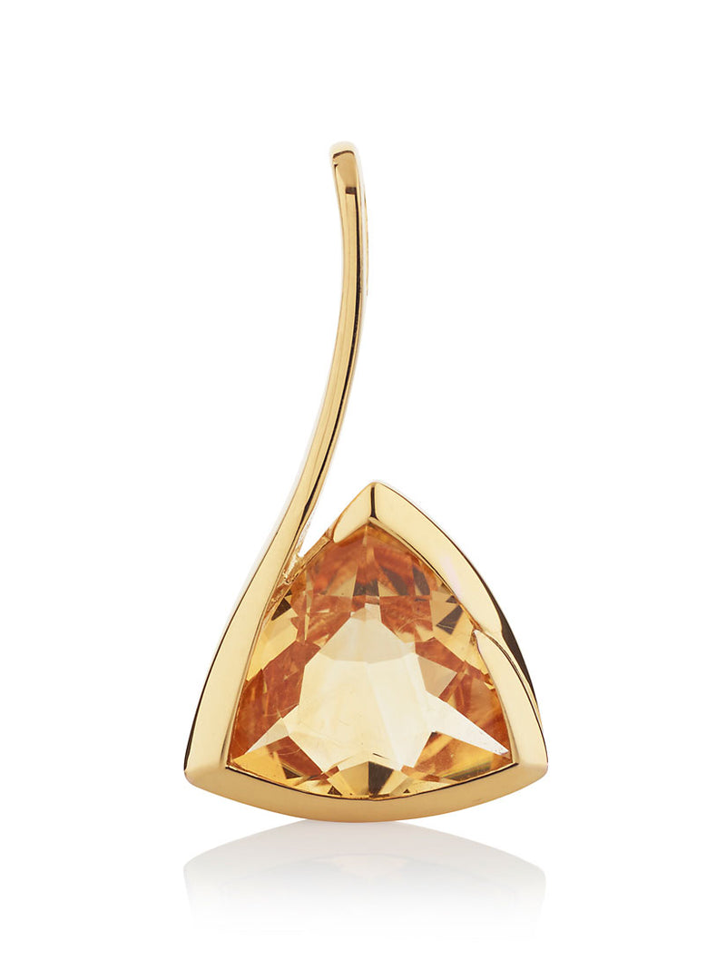 Amore Gold Pendant with Citrine