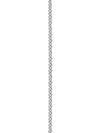 Trace Chain Rhodium plated sterling Silver chain