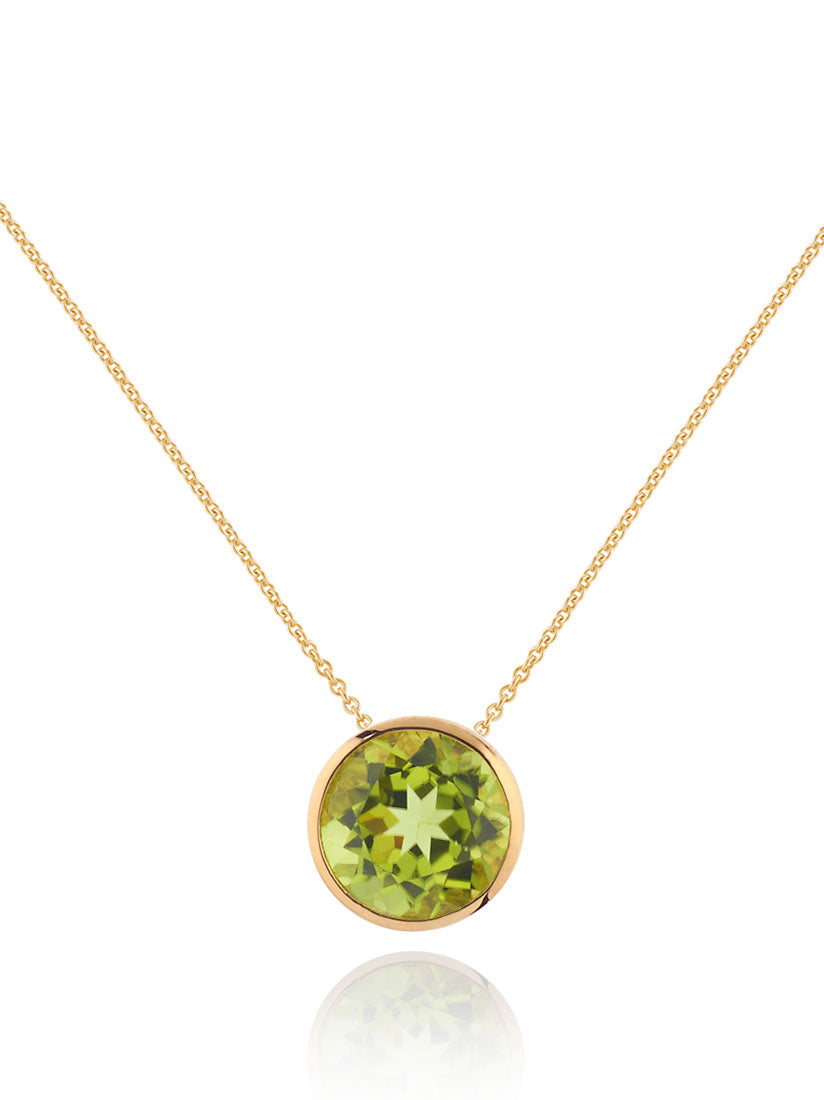 Juliet Gold Necklace With Peridot