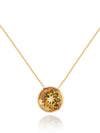 Juliet Gold Necklace With Citrine