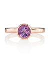 Juliet Rose Gold  Ring with Amethyst